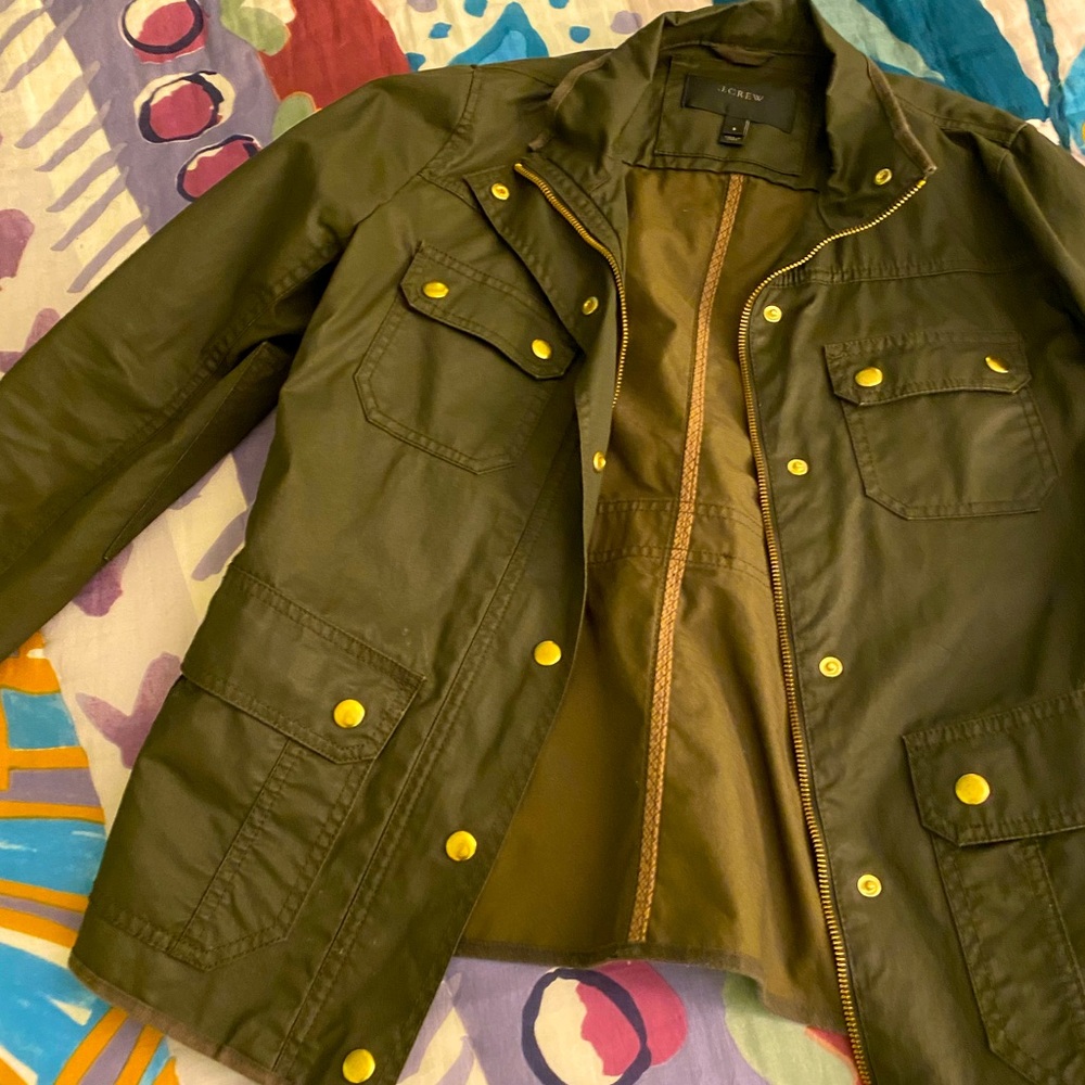 JCrew rain(ish) jacket size small lightly worn